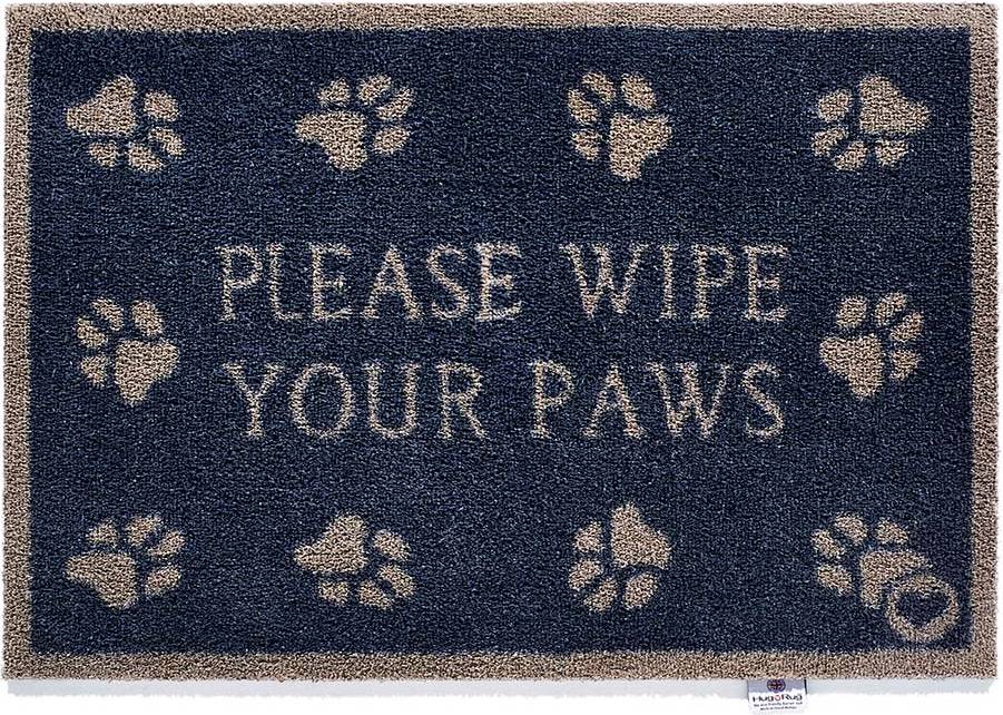 Hug Rug Pet 10 Washable Doormat Navy Natural