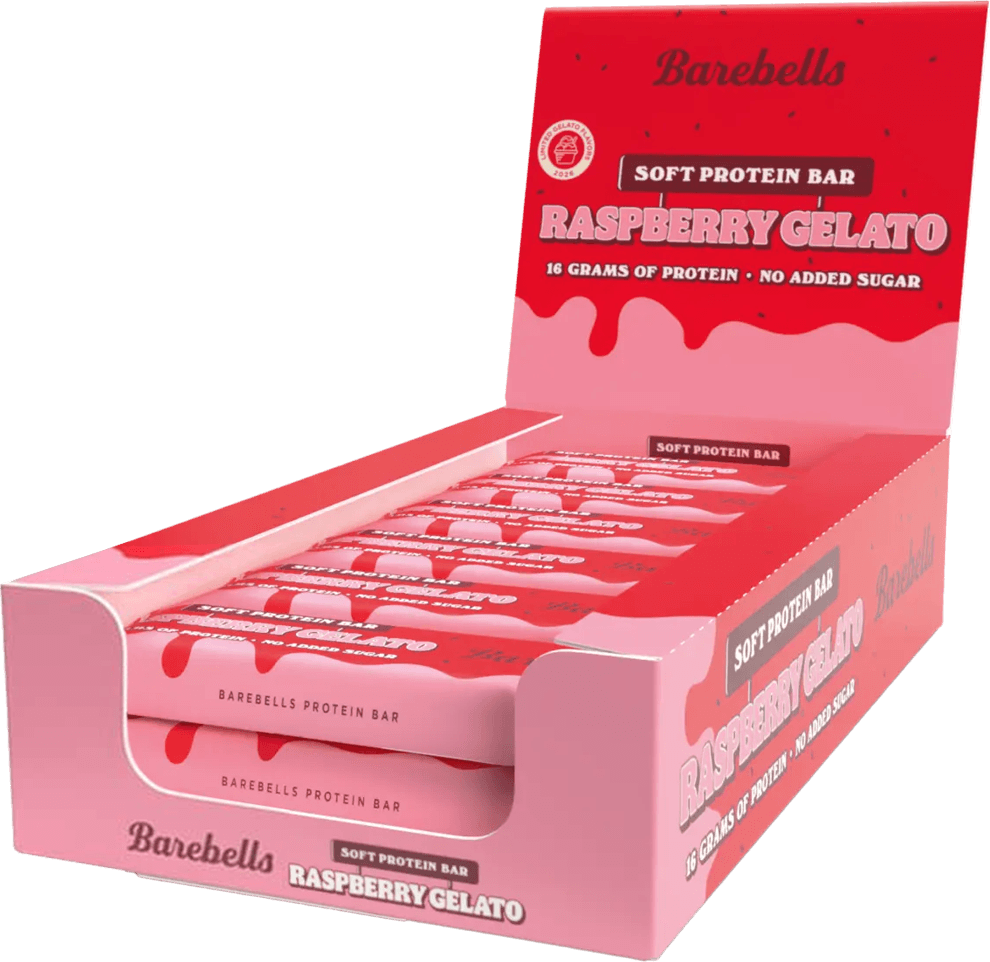 Barebells Soft Bar Raspberry Gelato 10x55g