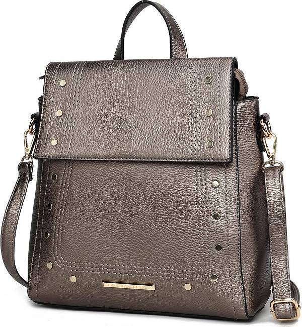 Convertible backpack MKF Collection Elke Convertible Backpack - Silver