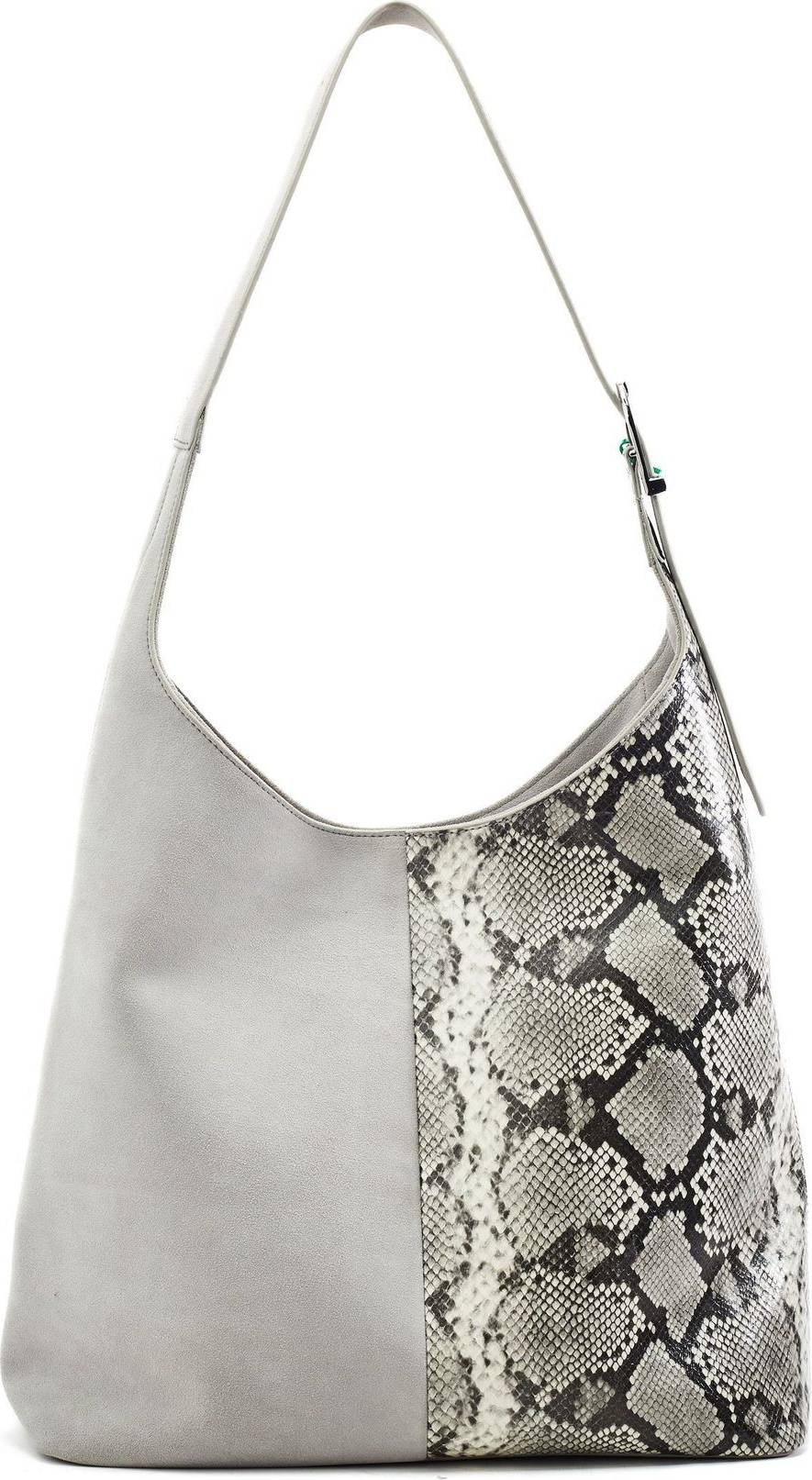 Moda In Pelle Basilla Bag Grey Mix Suede