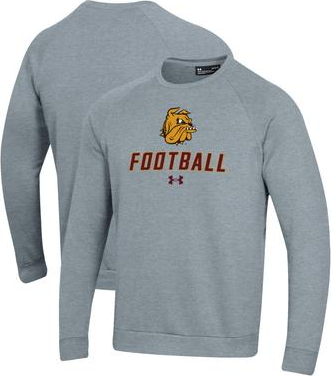 Under Armour Football Rival Fleece Raglan Pullover - Grey