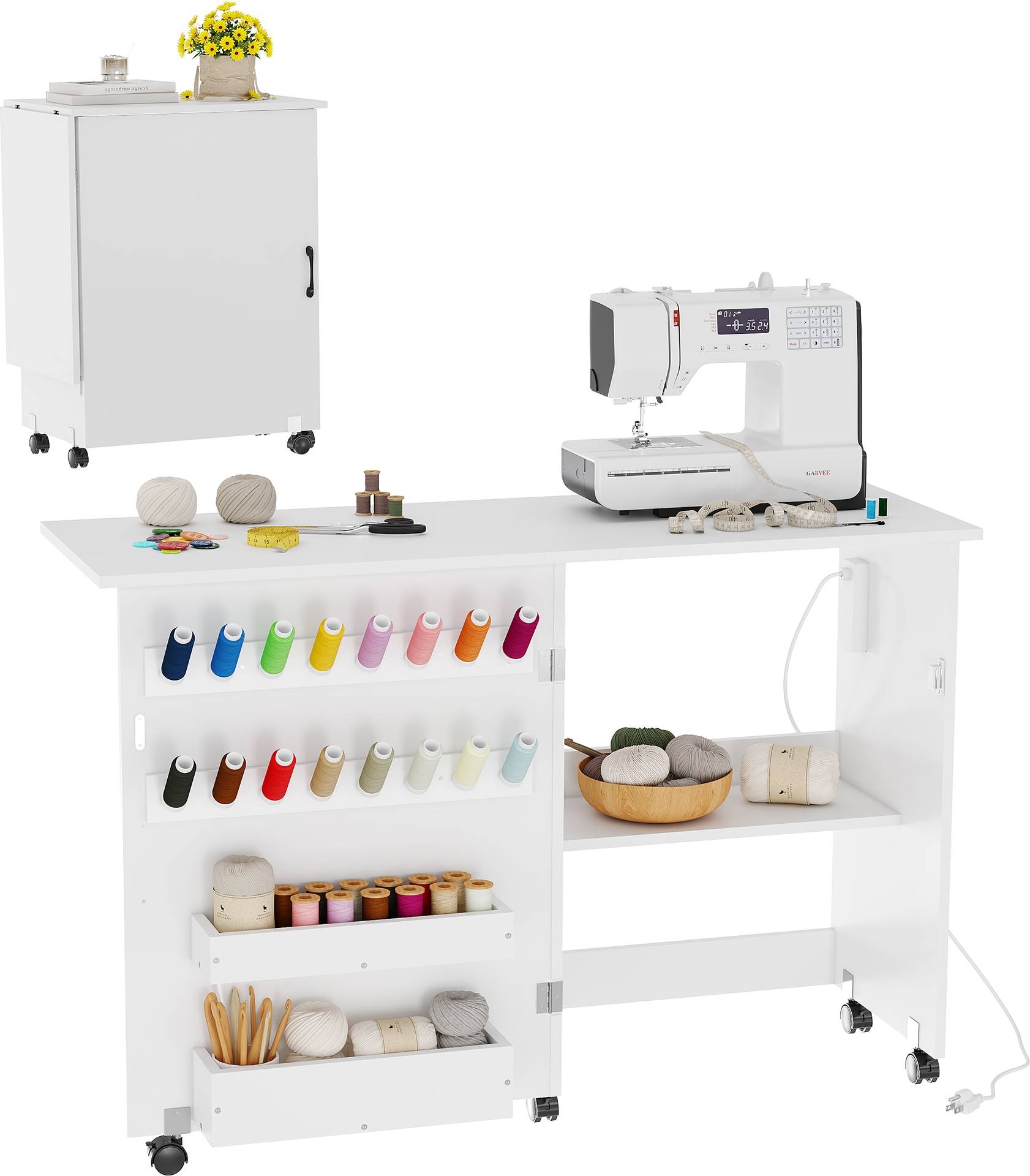 Sewing table Garvee Folding Sewing Machine Table