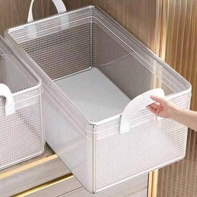 Shein Large Capacity Transparent Clothing Storage Box