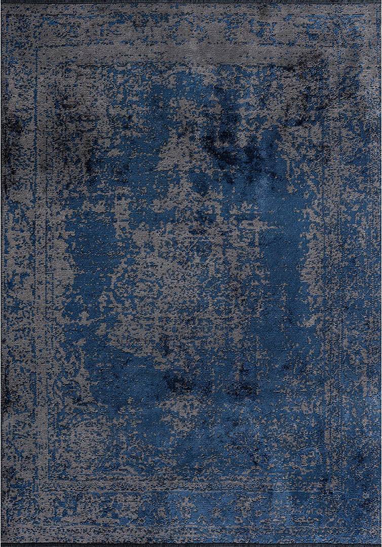 Borough Wharf Abstract Hand Loom Area Rug Blue