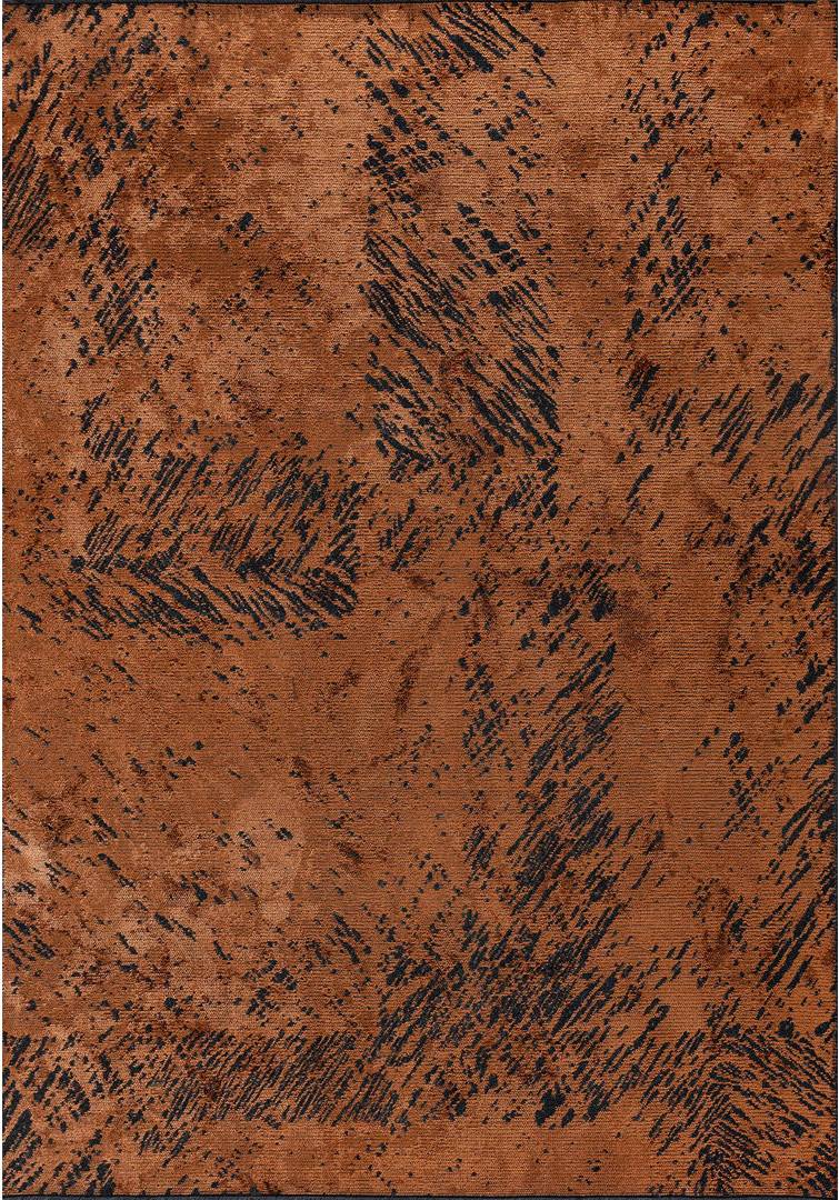 Langley Street Brown Abstract Area Rug Hand Loom Using Cotton Polyester