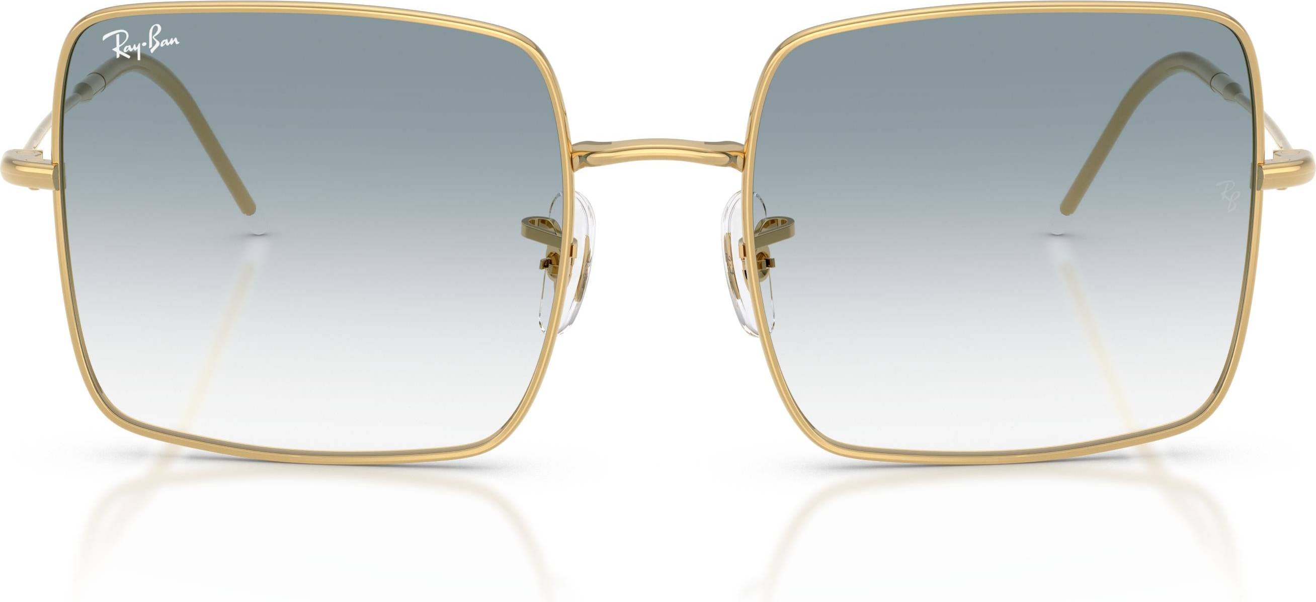 Ray-Ban RBR0104S Firkant Reverse Solbriller Guld Blå