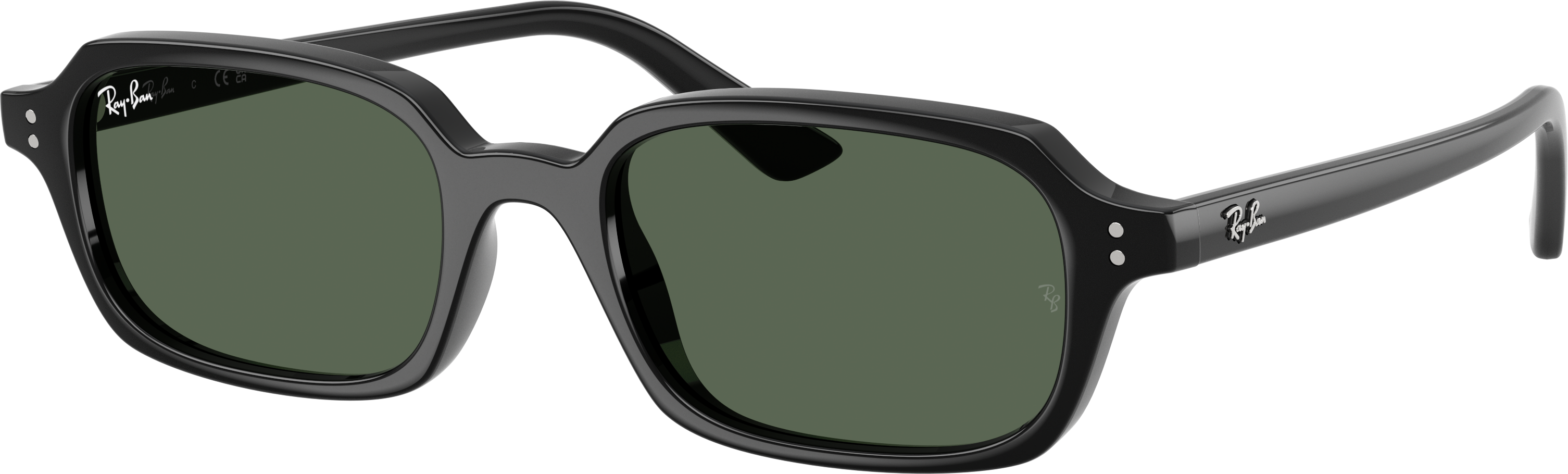 Ray-Ban Rb4455 Zuri Solbriller Injiceret Sort Grøn Pillow