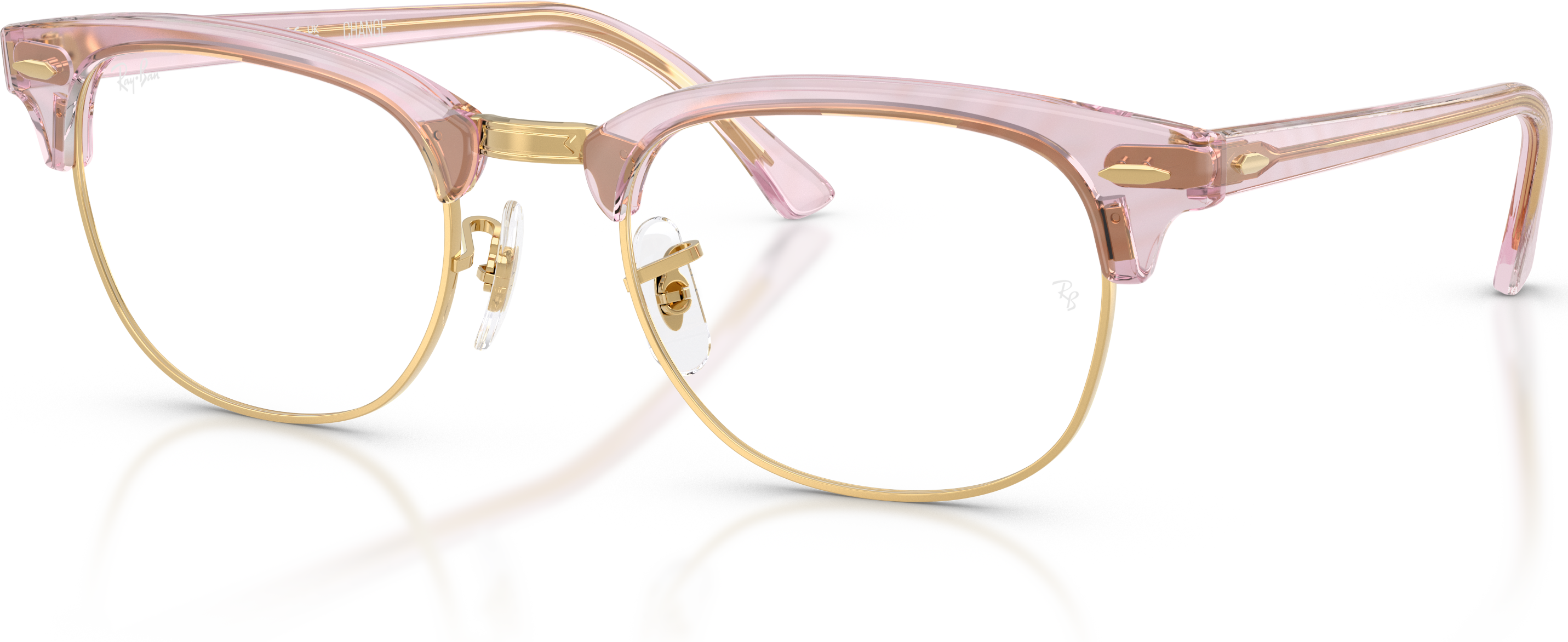Rayban clubmaster polarized Ray-Ban Clubmaster RX5154 Photo Waves Purple