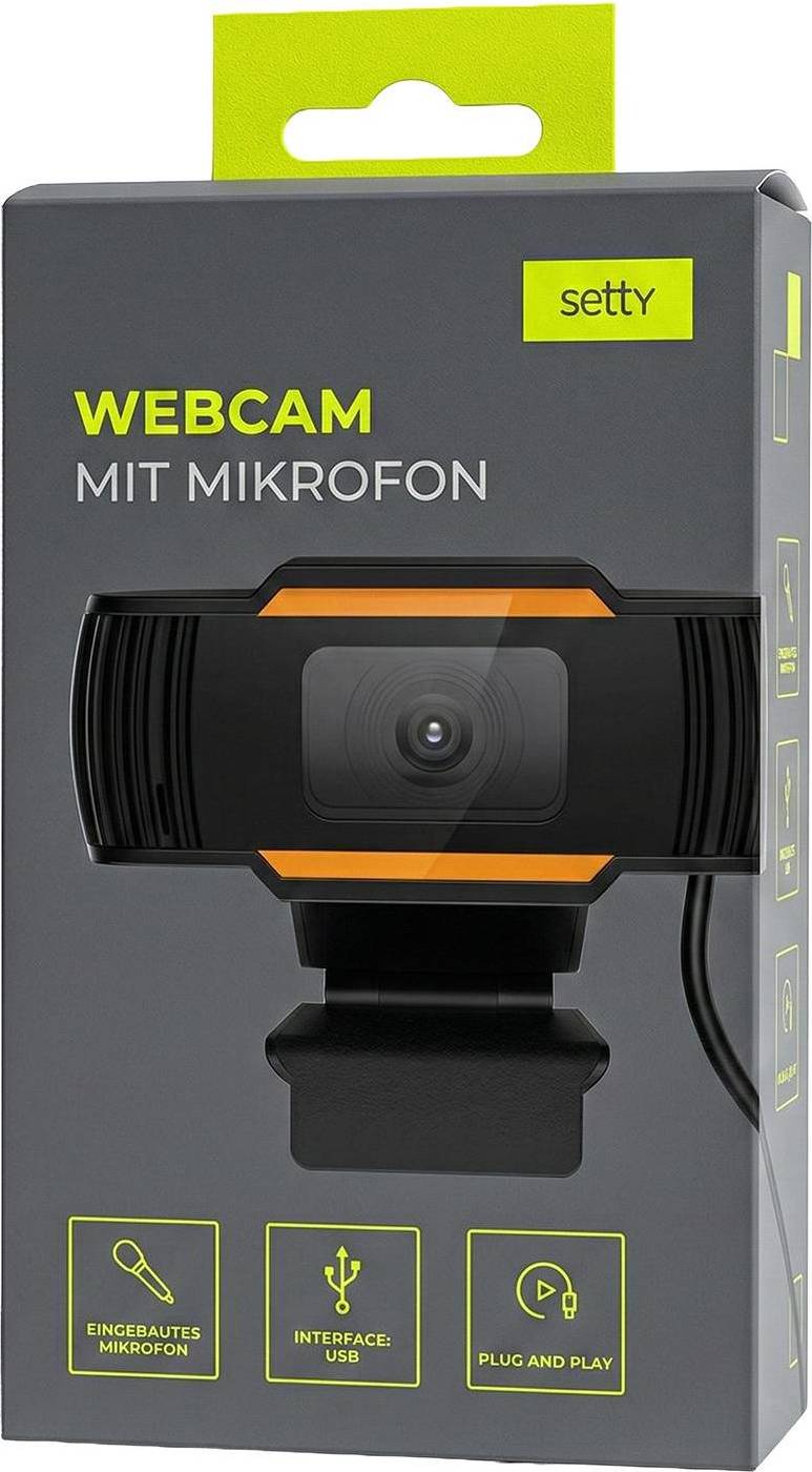 Setty Webcam R Home Office Schwarz