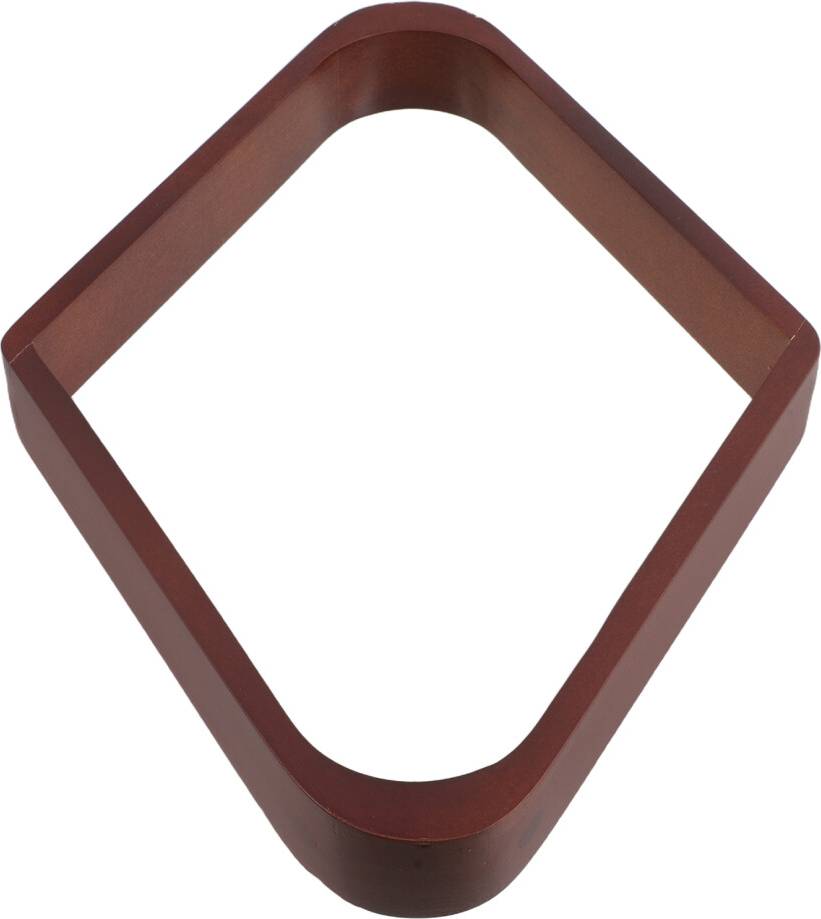 Inoomp 2Pcs Brown Solid Wood Pool Table Racks