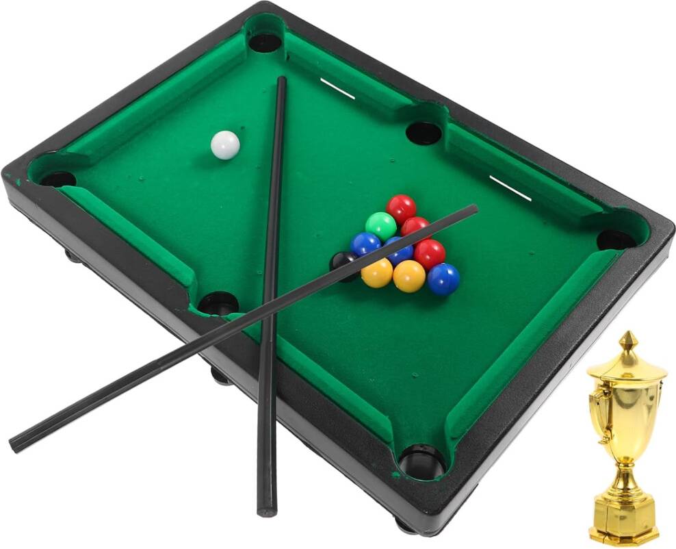 HKHBJS Interactive Mini Pool Table Game Toy Set