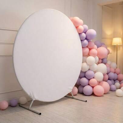 Shein Solid Color Polyester Round Backdrop Cloth