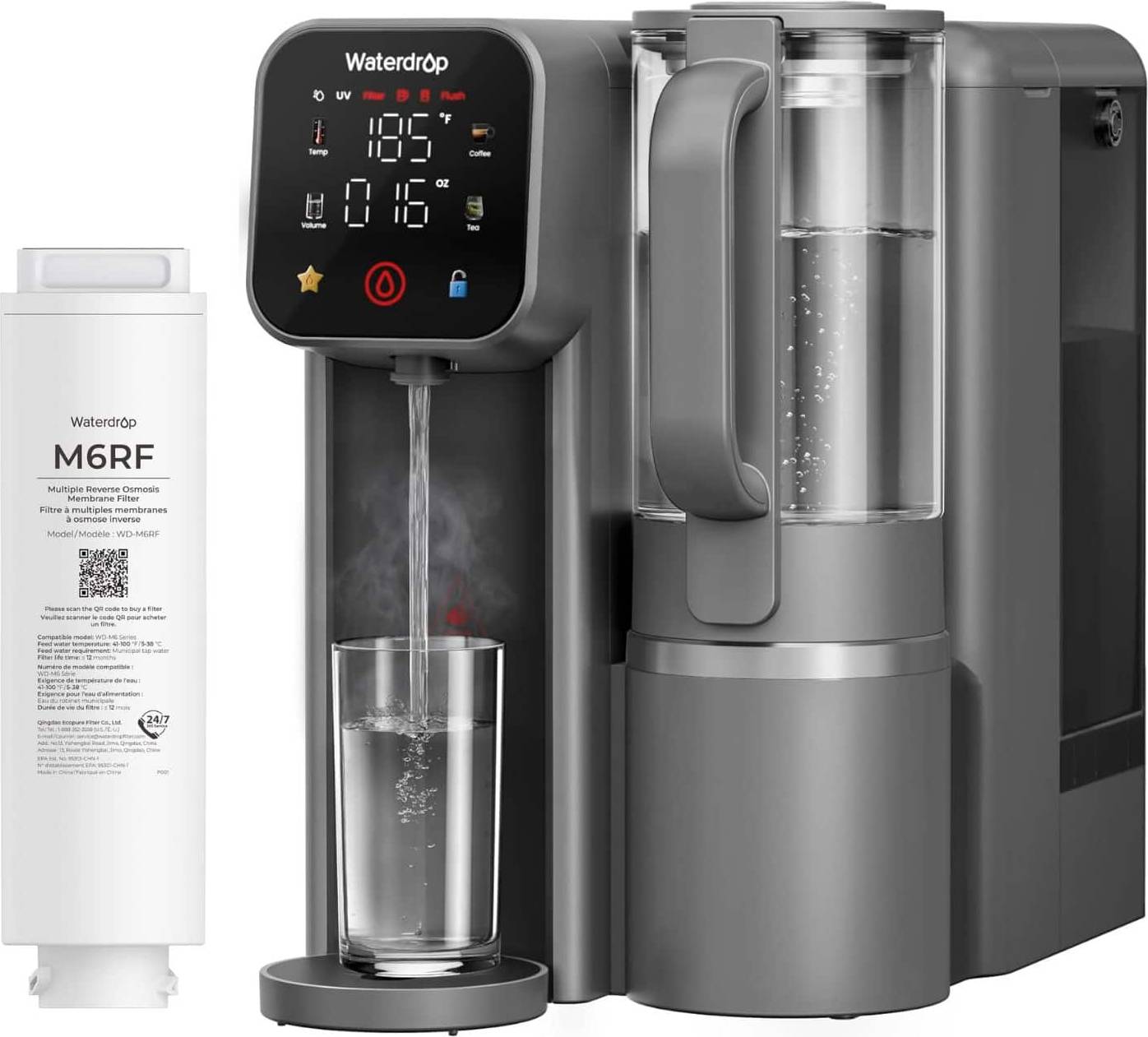 Instant hot water Waterdrop WD-M6H Instant Hot Reverse Osmosis System