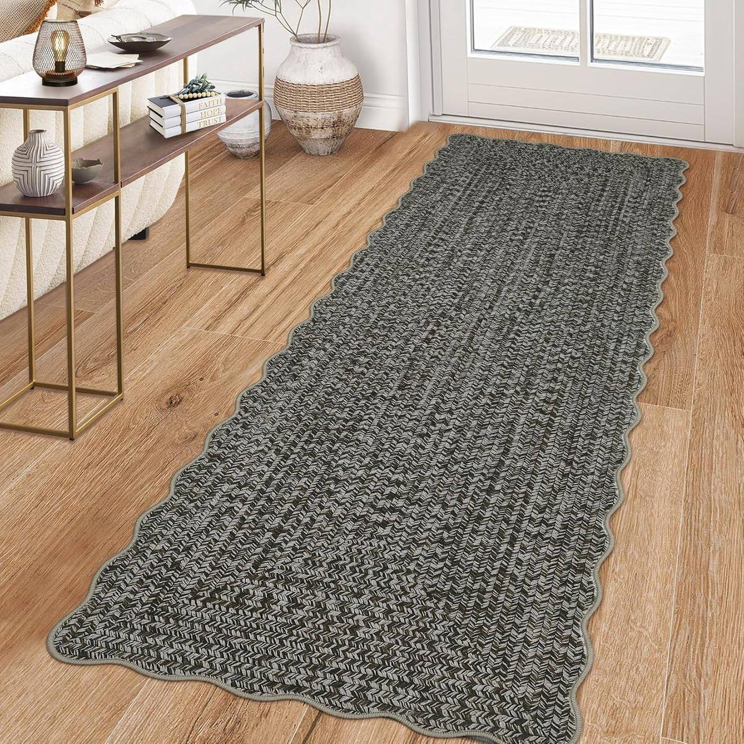 IDEALHOUSE Washable Runner Rug 2x6 ft Non Slip Mat Multicolor 24x"