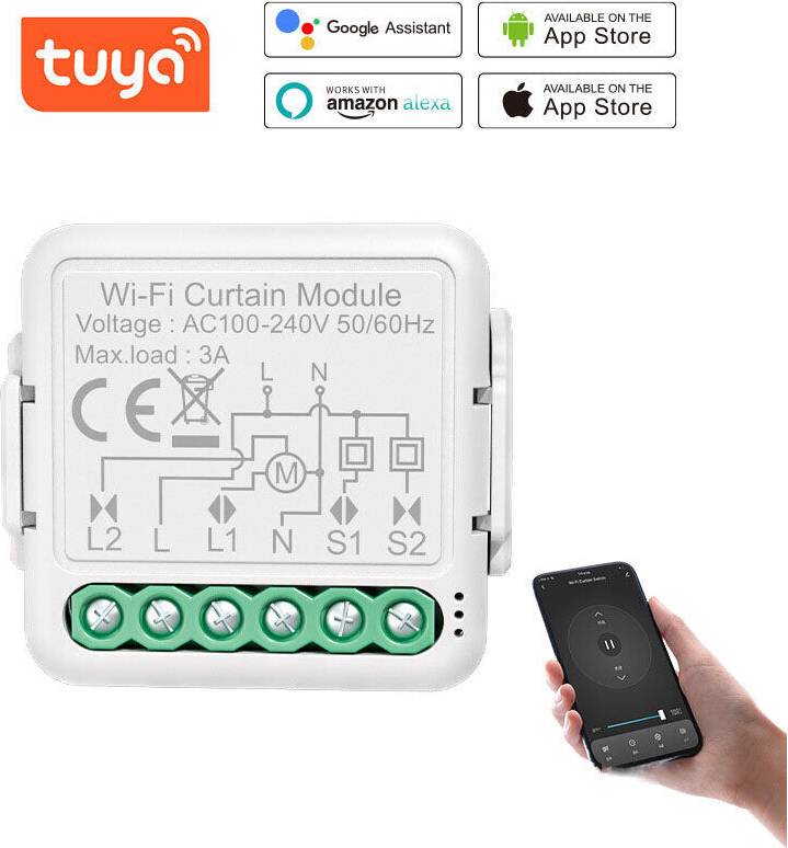 Greenzech WiFi Intelligent Curtain Switch Module