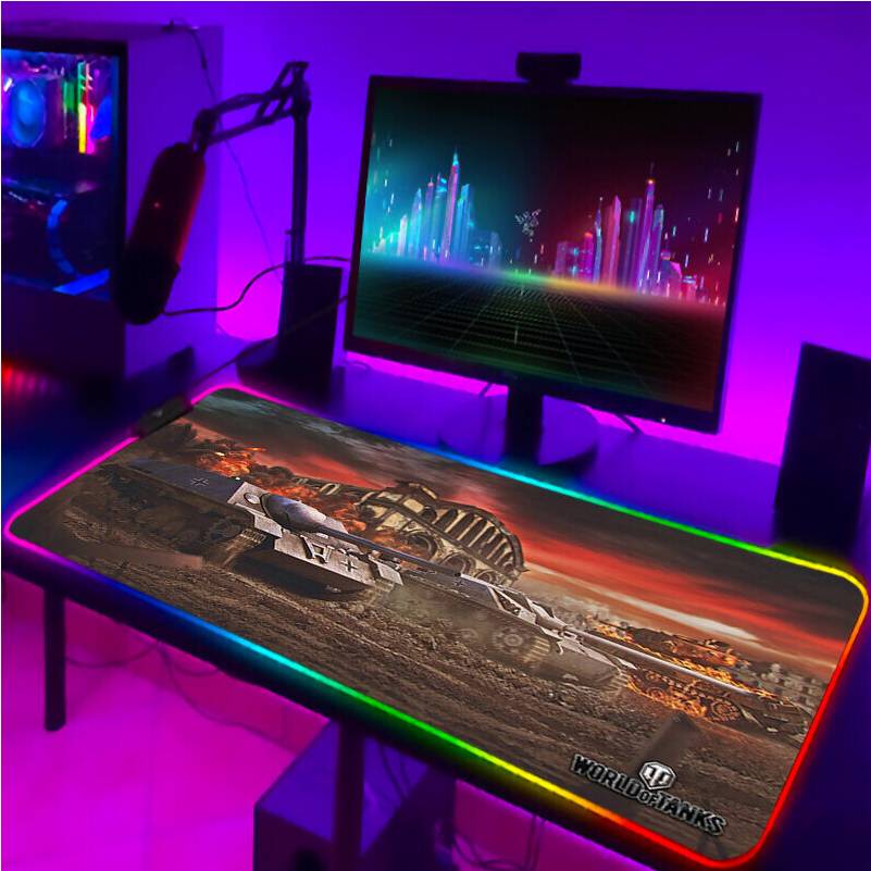 Dechoicelife Rgb Pc Gamer Mousepad With Wire