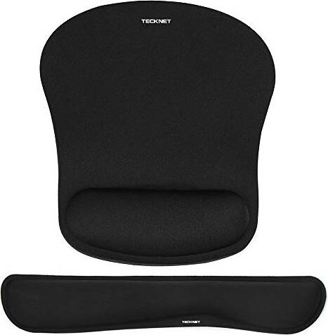 Tecknet Wrist Rest Mat Keyboard Mouse Support Set