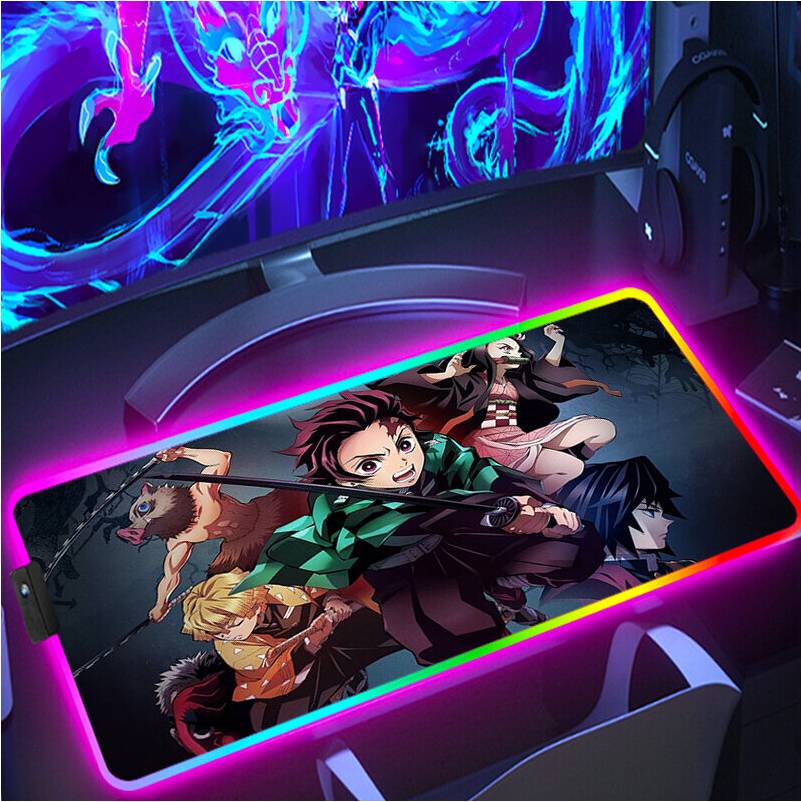 Dechoicelife Mouse Gaming Pad Rgb Anime Computer