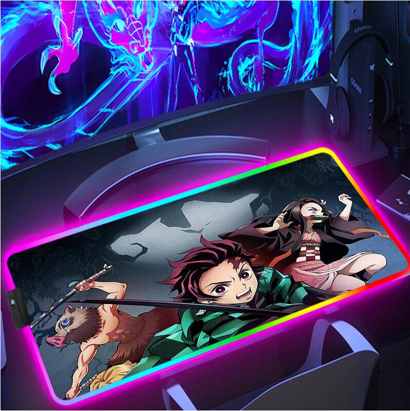 Dechoicelife Mouse Gaming Pad Rgb Anime Computer