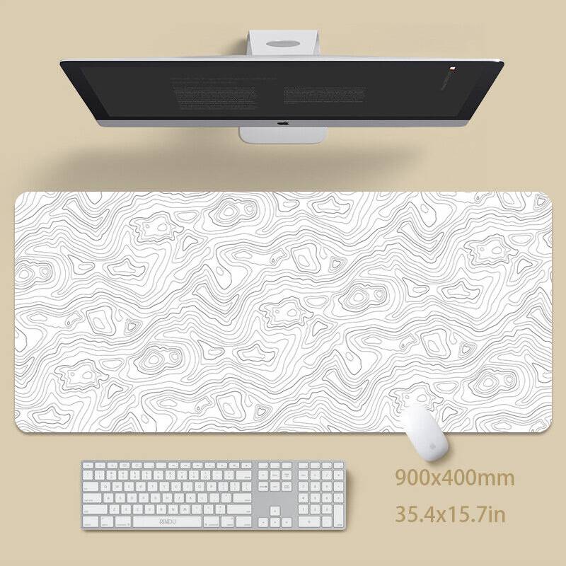 Dechoicelife Large Rubber Keyboard Mouse Mat