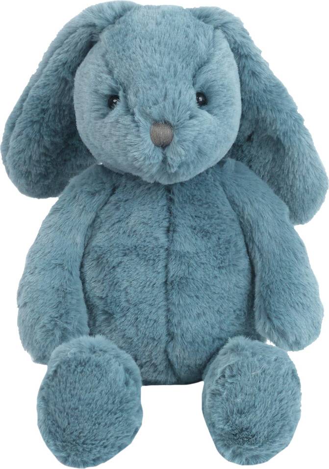 Mon Ami Blue Bunny 13-Inch Stuffed Rabbit