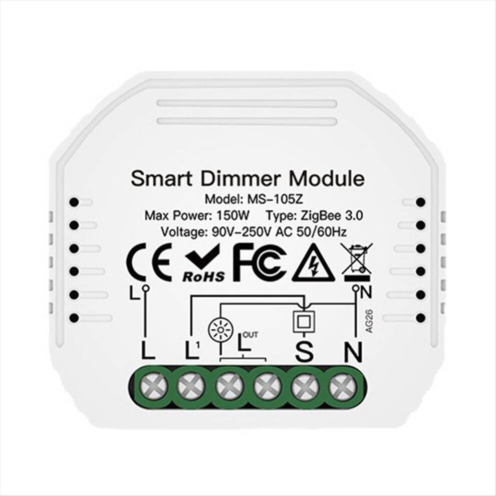 Typecat Smart Zigbee Switch Module 1-Way Dimming Curtain