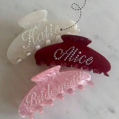 Customized Shein Customized Rhinestone Hair Claw