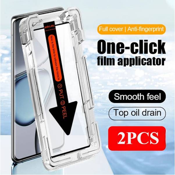 Oneplus 11 screen Full Coverage Tempered Glass Screen Protector 2 Pcs