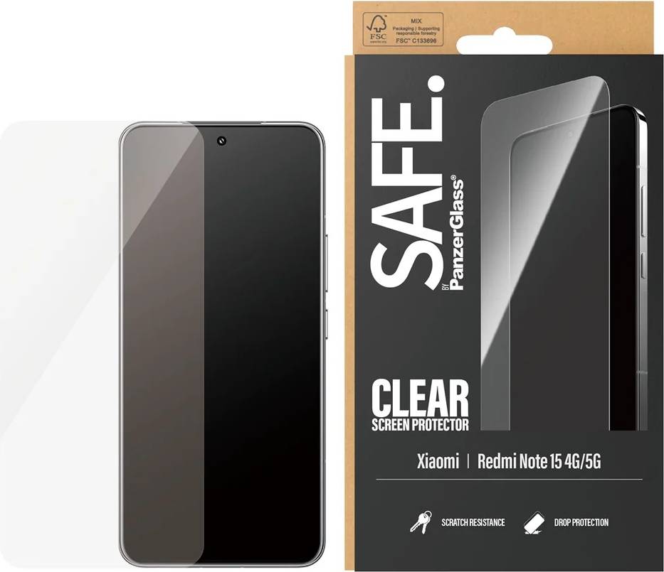 SAFE. by PanzerGlass Redmi Note 15 Screen Protector