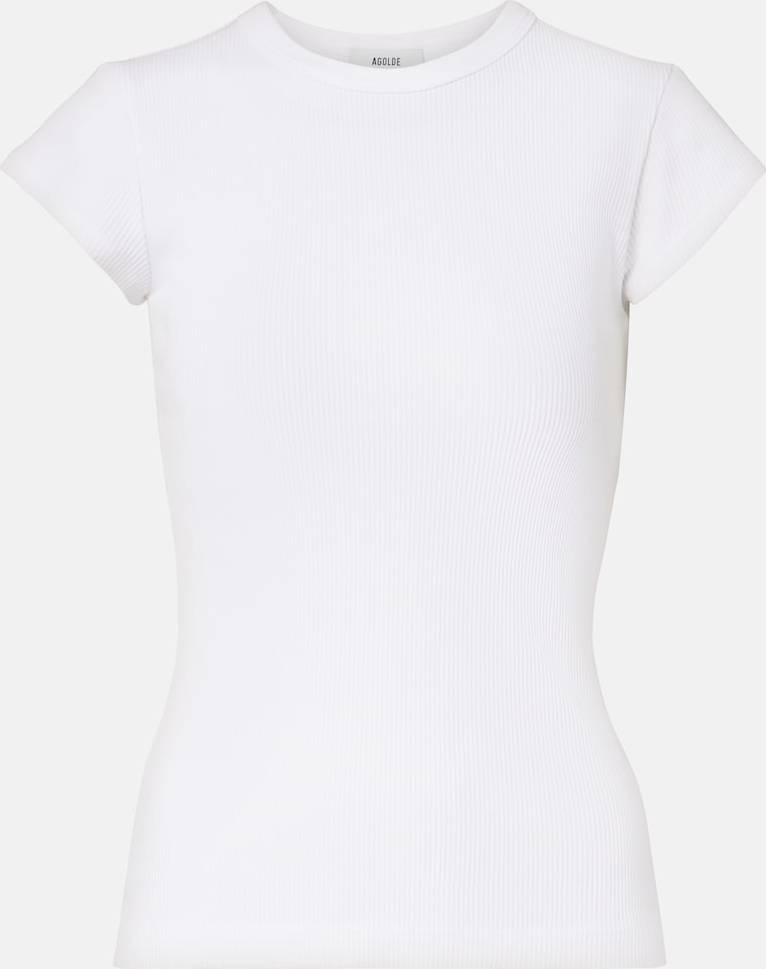 Edison Ribbed-Knit T-Shirt