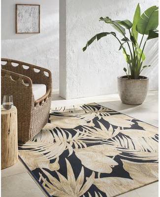 Livabliss Warsaw 5 x 7 Flatweave Rectangular Area Rug Blue