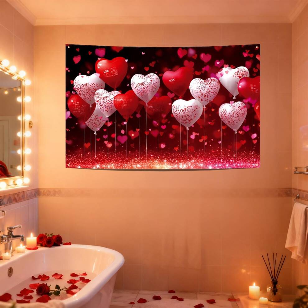 Valentines Day Backdrop 71x45 Inches