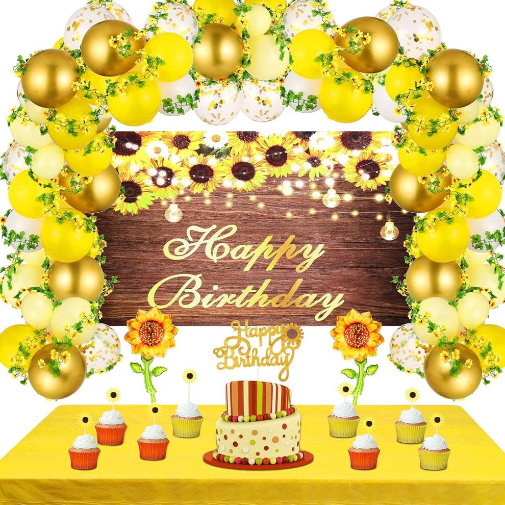 Sunflower Backdrop Cloth