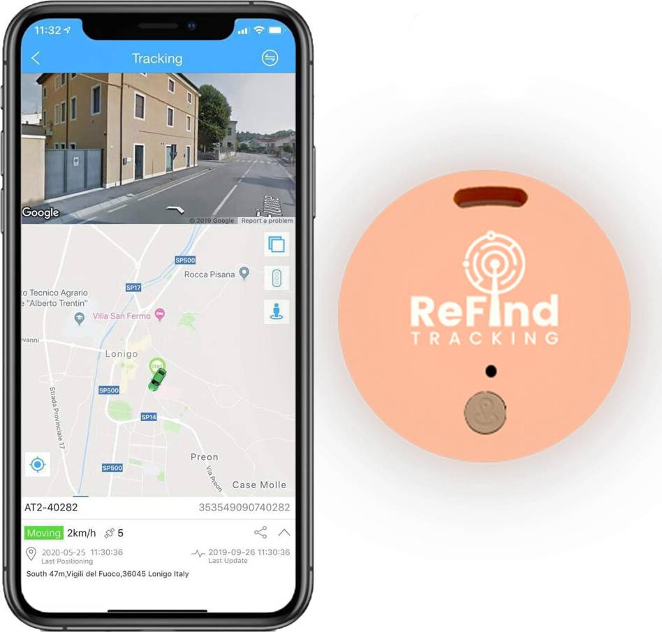Samsung smart tag Pink ReFind R2 Smart Tracker