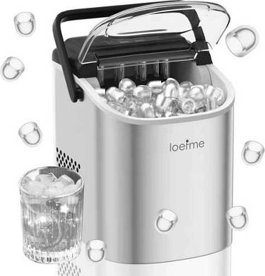 B&Q Portable Mini Fully Automatic Bullet Ice Maker