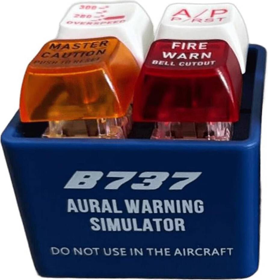 Pilot holder Pilot Crew Alert Keychain Fun Interactive Stress Relief