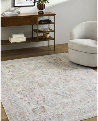 Livabliss Amir Rectangular Area Rug 7 x 9 Beige