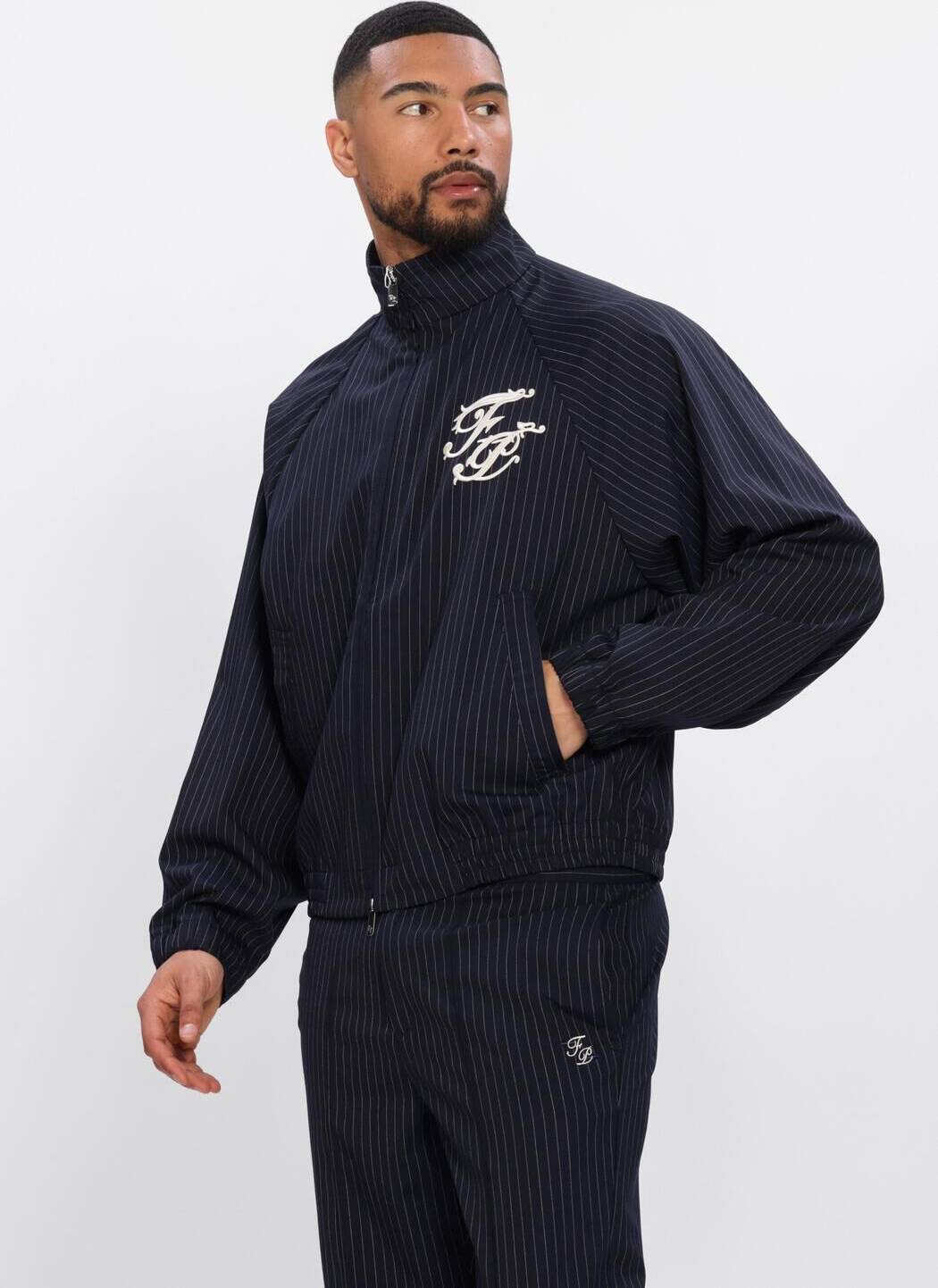 Filling Pieces Track Jacket Raglan Jackor - Herr