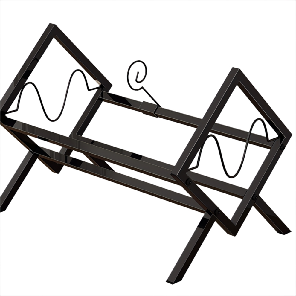 Exogio Desktop Book Magazine Metal CD Organizer Rack