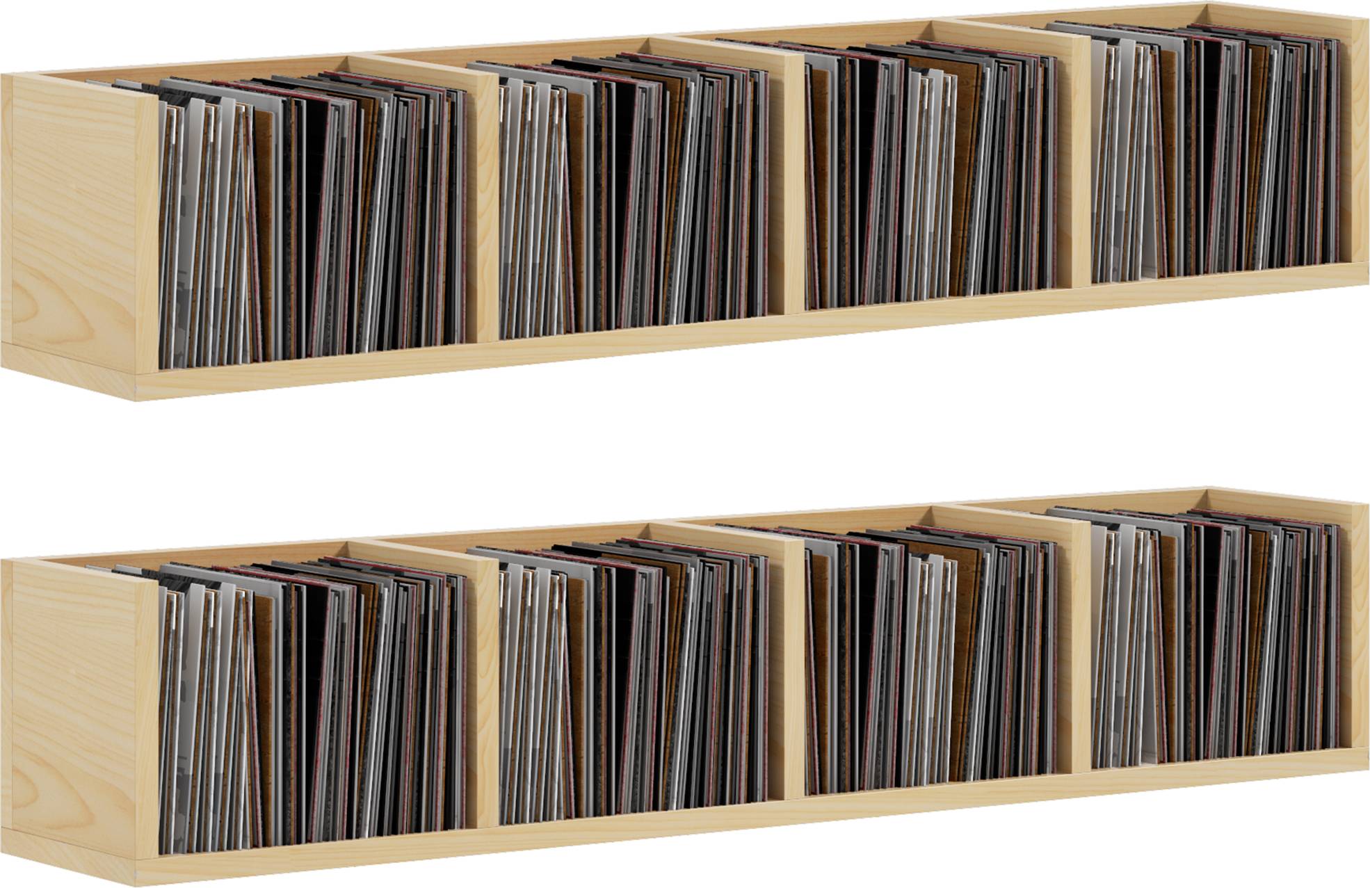Homcom Wall Mount 84 CD 56 DVD Blu-ray Media Storage Rack