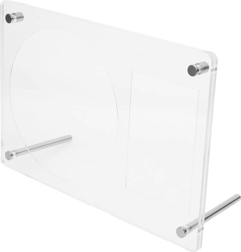 Inoomp 5Pcs Acrylic CD DVD Stand Rack