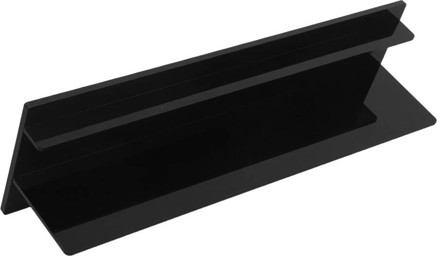 Inoomp 2Pcs Black Acrylic Vinyl Record Rack Stand