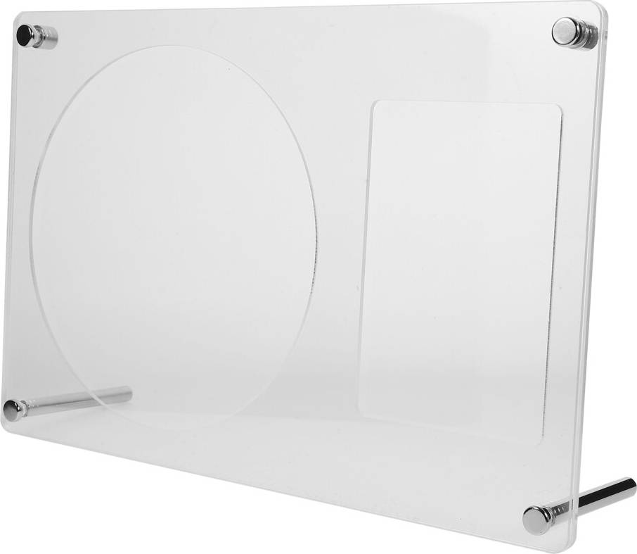 Inoomp 2Pcs Acrylic CD Stand Rack