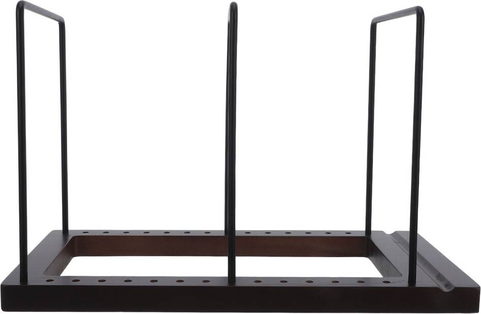 ABOOFAN Wooden Vinyl Record Display Rack