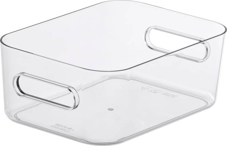 SmartStore Compact Clear S Small Transparent Storage Box