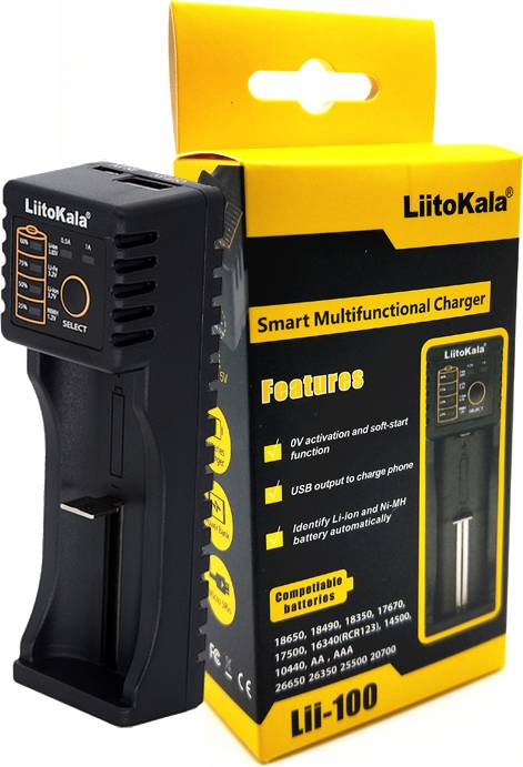Batterilader LiitoKala Smart Batterilader