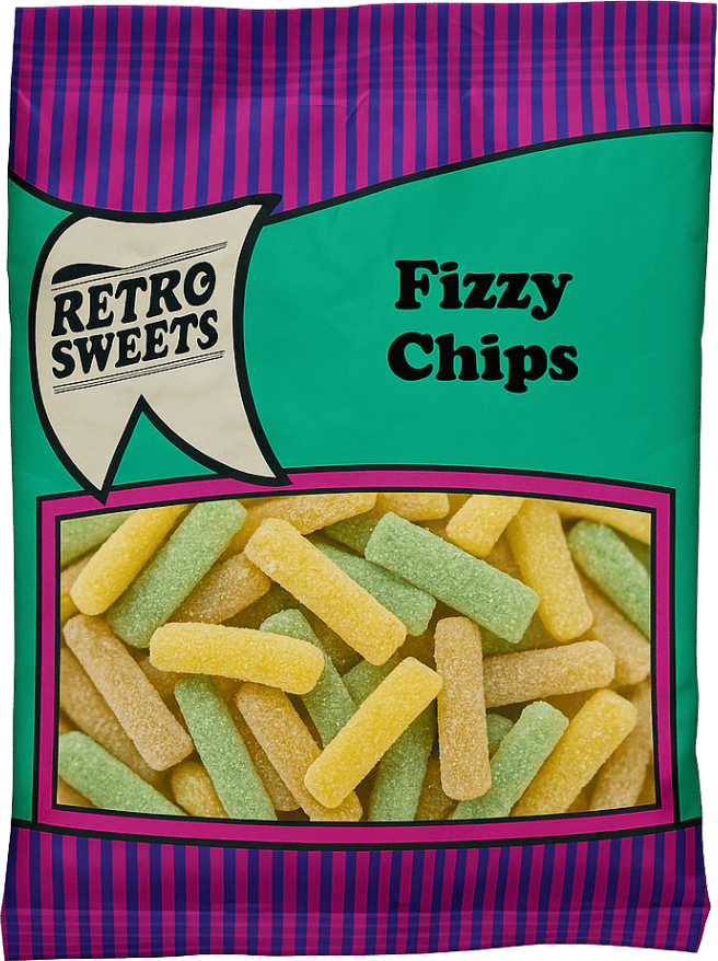 Retro Sweets Fizzy Chips