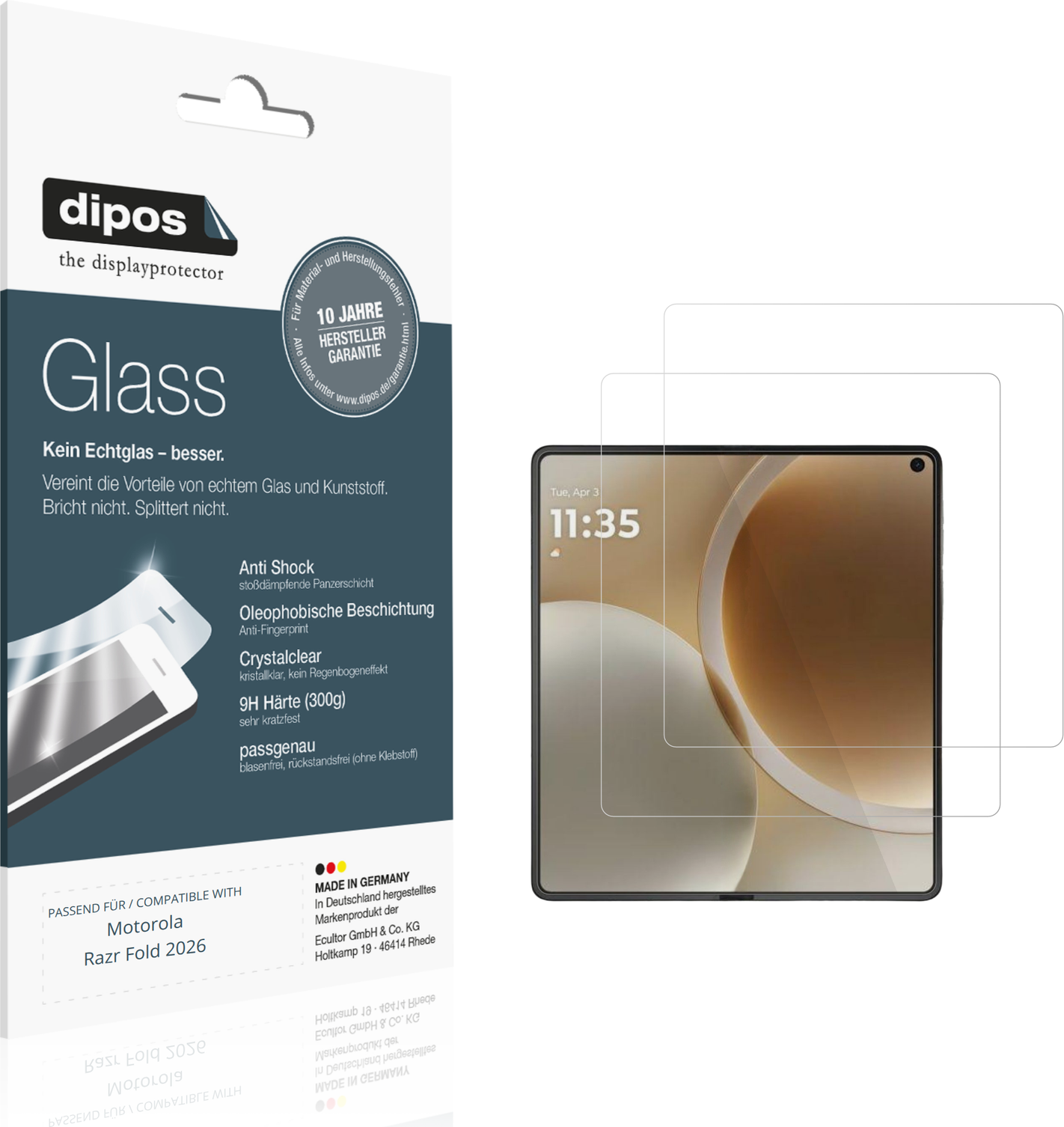 Dipos Screen Protector For Motorola Razr Fold 2026
