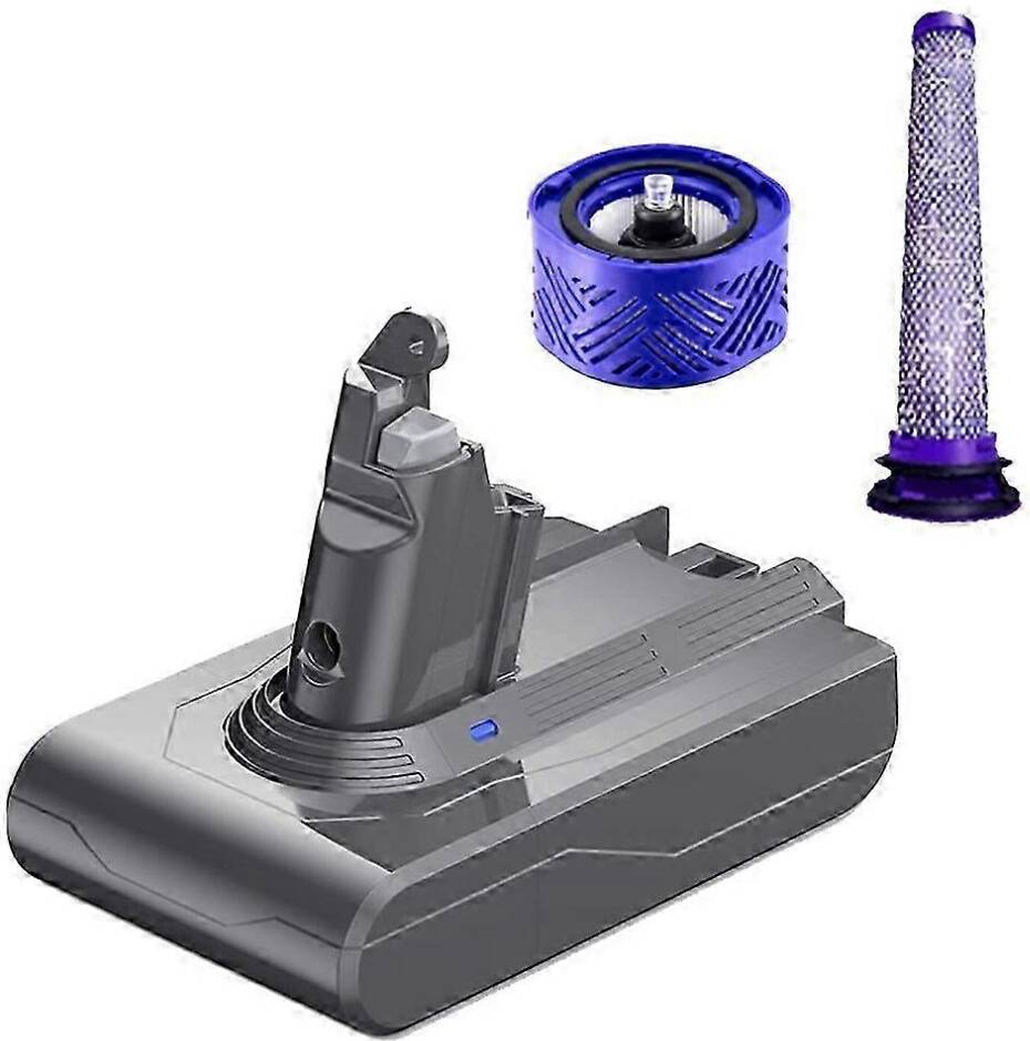 Dyson sv03 battery 21.6V V6 DC62 Battery Adapter Front Rear Filters