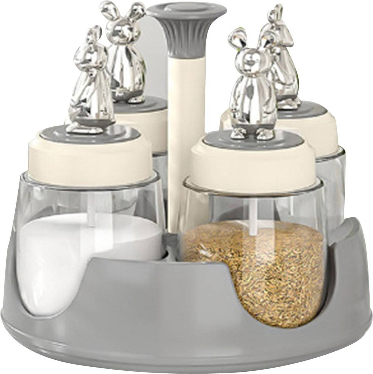 Cosy@home Rotating Spice Rack Salt Shaker